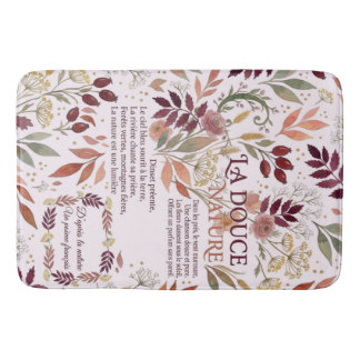 La Douce Nature Sherpa Blanket Bath Mat