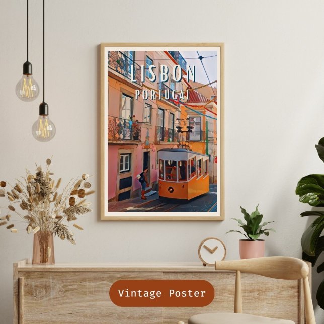 La douceur de Lisbonne Poster (Lisbonne : Charme maritime, culture envoûtante.)