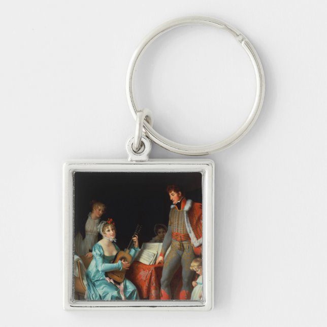 La Duchesse Abrantes et le General Junot Keychain (Front)