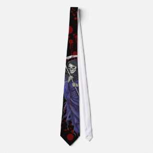 La Faucheuse Grim Reaper Bloody Tie