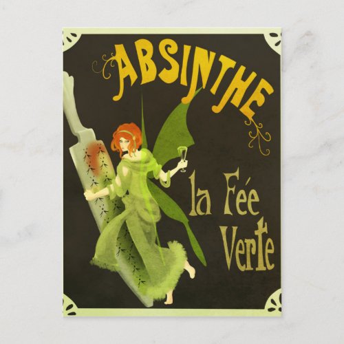 La Fee Verte Postcard