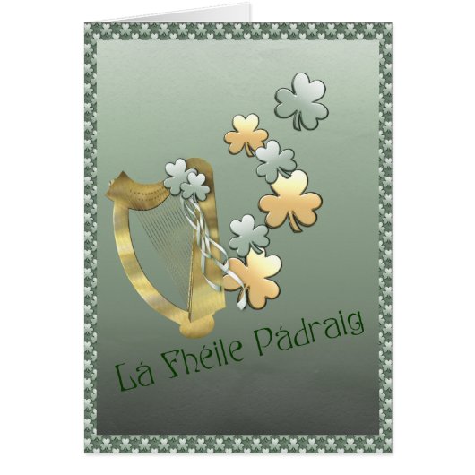 Lá Fhéile Pádraig Cards (Front)