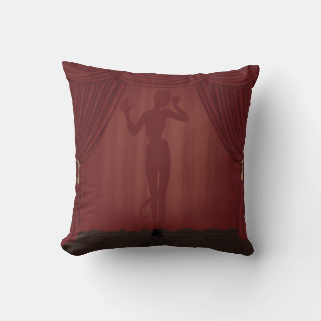 La Fin Absolue Throw Pillow (Front)