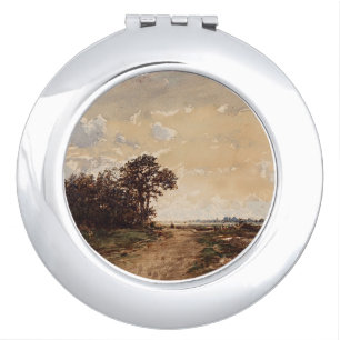 La Forêt De Fontainebleau Aux Environs De Barbizon Compact Mirror