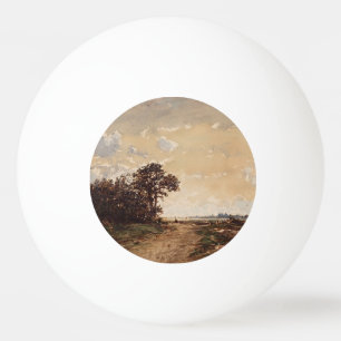 La Forêt De Fontainebleau Aux Environs De Barbizon Ping Pong Ball