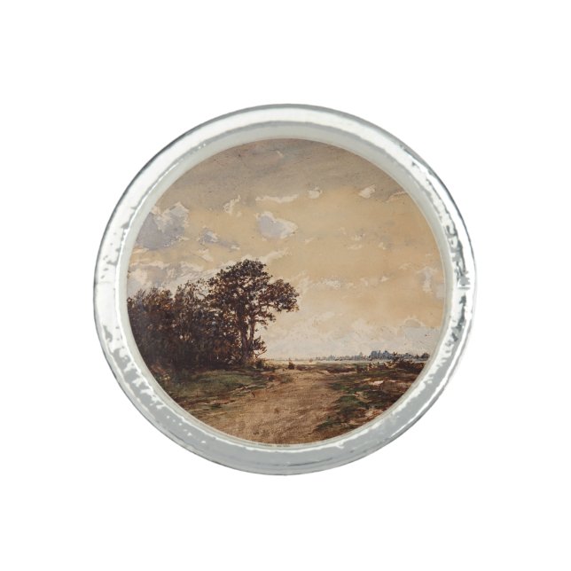 La Forêt De Fontainebleau Aux Environs De Barbizon Ring (Front)
