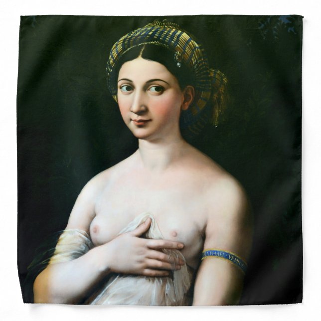 La Fornarina, Raphael Bandana (Front)