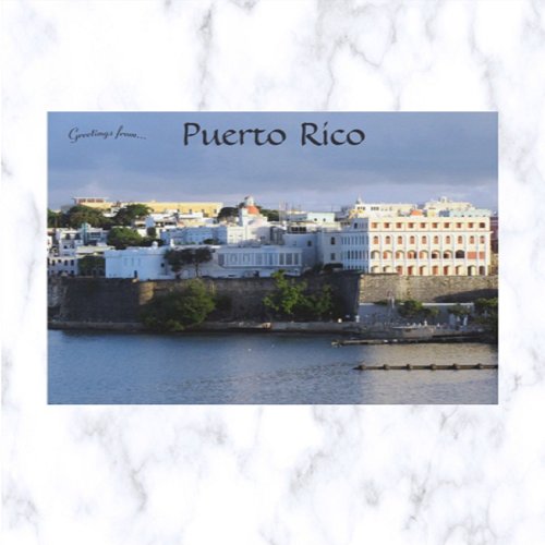 La Fortaleza San Jaun Puerto Rico Postcard