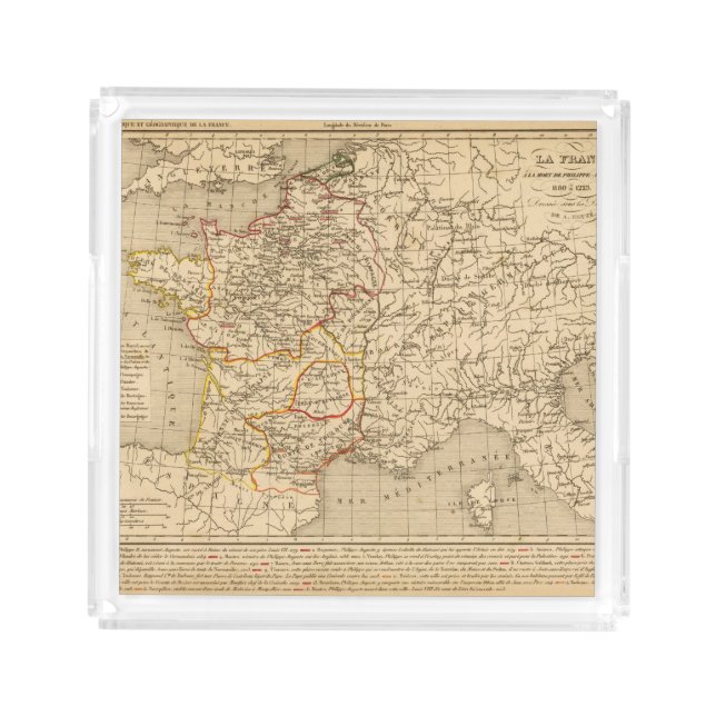 La France 1180 a 1223 Acrylic Tray (Front)