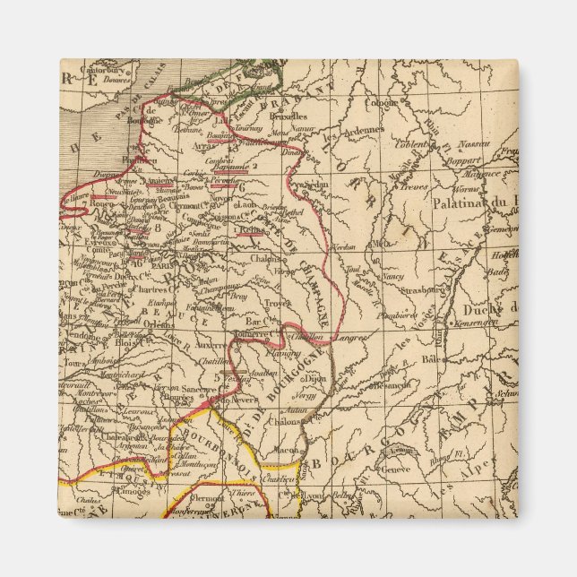 La France 1180 a 1223 Magnet (Front)