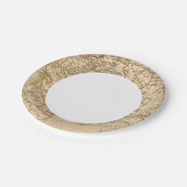 La France 1180 a 1223 Paper Plates (Angled)