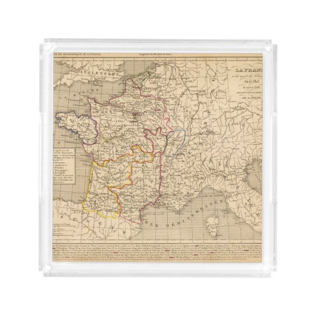 La France 1270 a 1328 Acrylic Tray (Front)