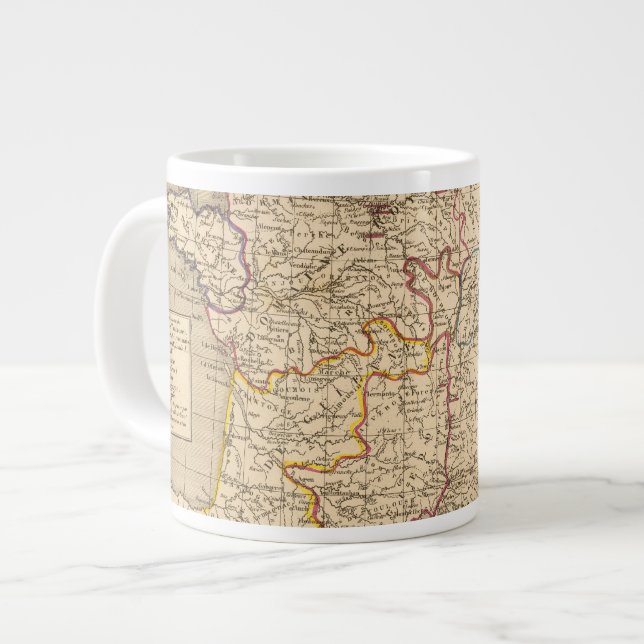 La France 1270 a 1328 Large Coffee Mug (Front Left)