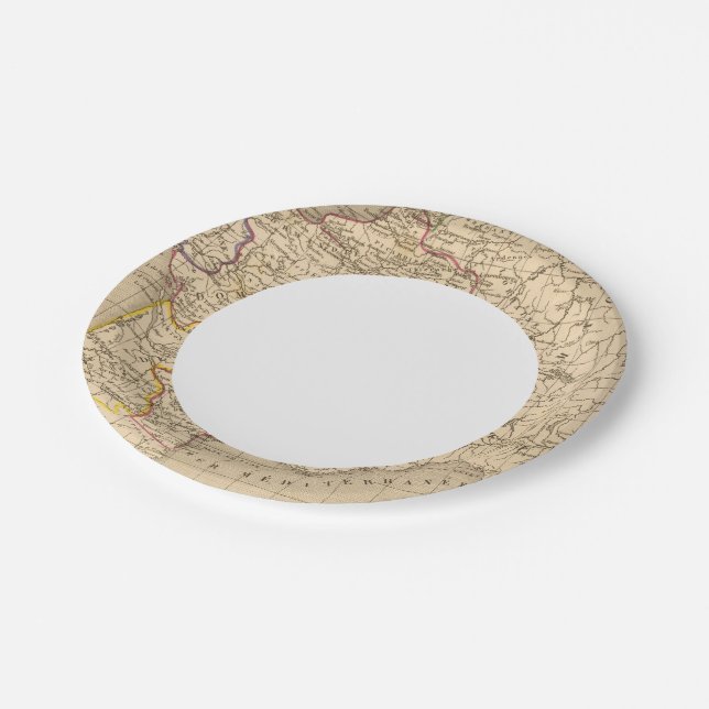 La France 1270 a 1328 Paper Plates (Angled)