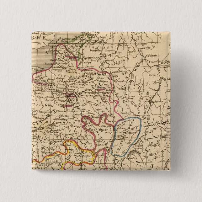 La France 1270 a 1328 Pinback Button (Front)