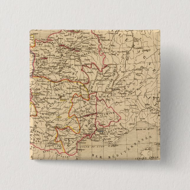 La France 1364 a 1380 Button (Front)