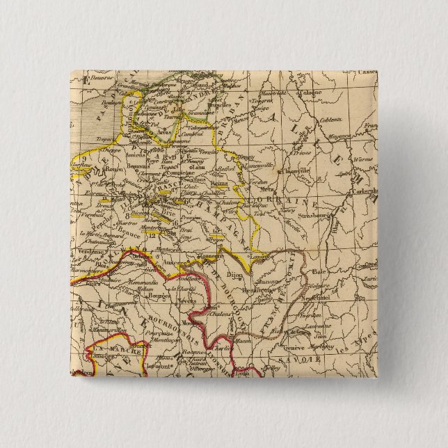 La France 1380 a 1422 Button (Front)