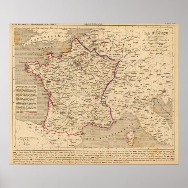 La France 1814 a 1840 Poster (Front)