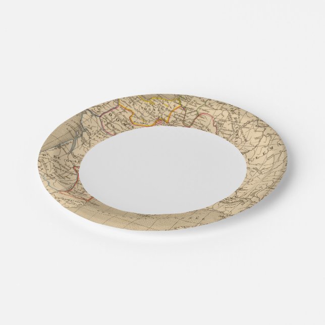 La France 996 a 1108 Paper Plates (Angled)