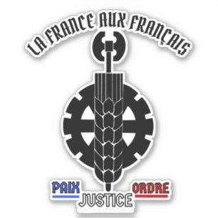 LA FRANCE AUX FRANÇAIS STICKER