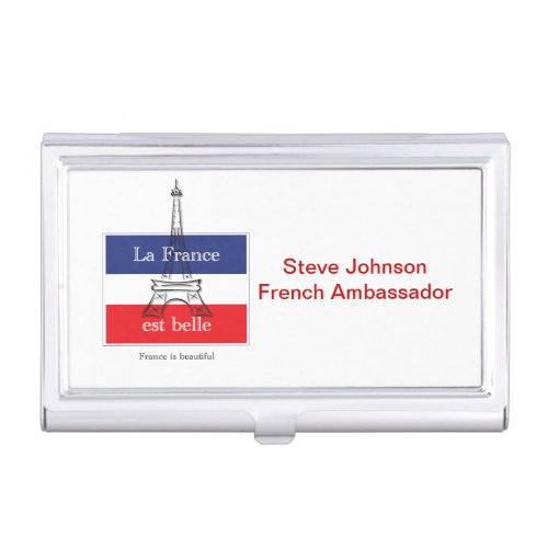 La France est Belle Business Card Case