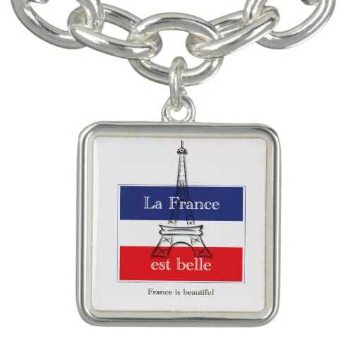 La France est Belle Charm Bracelet