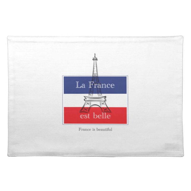 La France est Belle Cloth Placemat (Front)