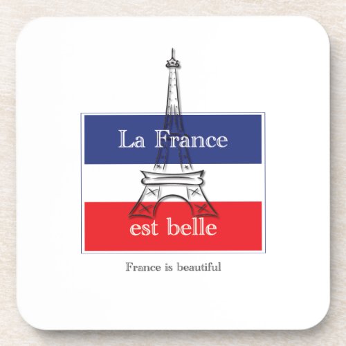 La France est Belle Drink Coaster