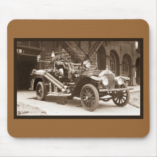 La France Fire Truck 1924 Mouse Pad