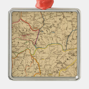 La France sous les enfans de Clovis Metal Ornament