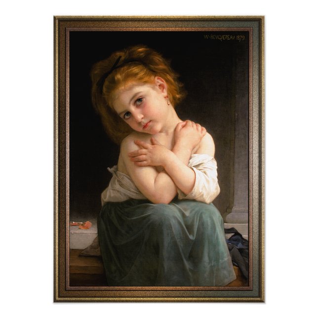 La Frileuse by William-Adolphe Bouguereau Photo Print (Front)