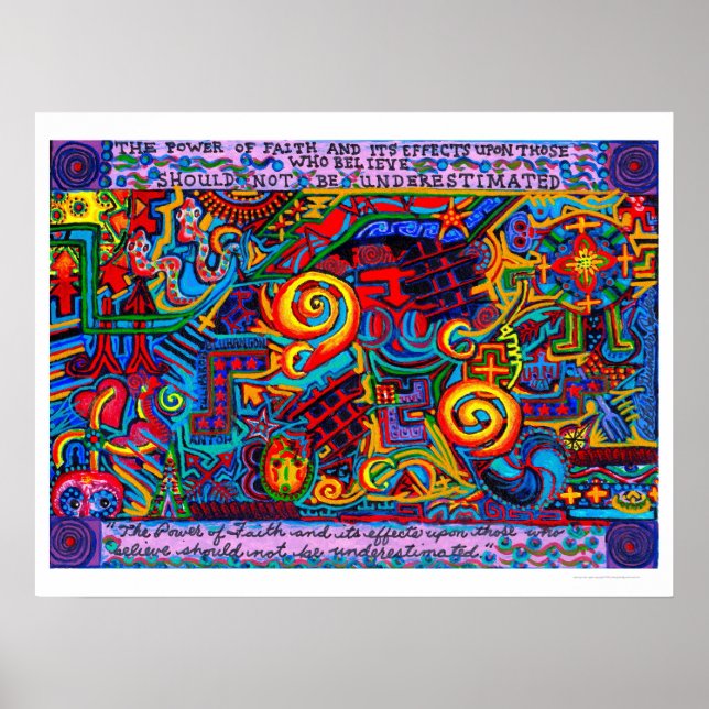 La Fuerza de la Fe The Power of Faith Inspiration Poster (Front)