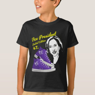La Funny Kamala Harris Vintage Sneakers 2 T-Shirt