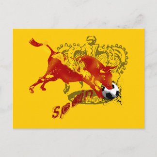 La Furia España Toro Artwork gifts and tees Postcard