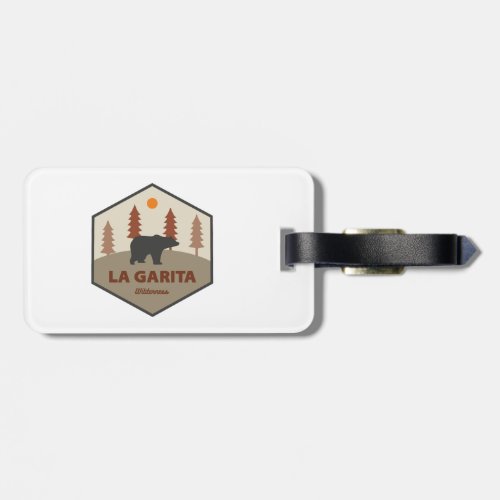 La Garita Wilderness Colorado Bear Luggage Tag