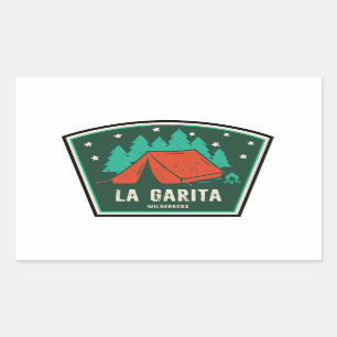 La Garita Wilderness Colorado Camping Rectangular Sticker
