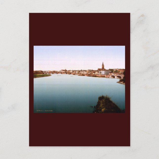 La Garonne Toulouse France Postcard (Front)