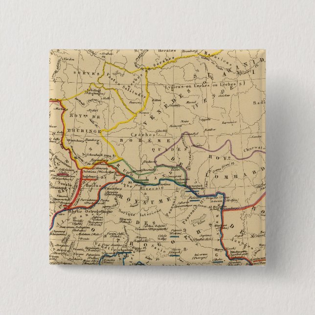 La Germanie a la fin du 5e siecle Button (Front)