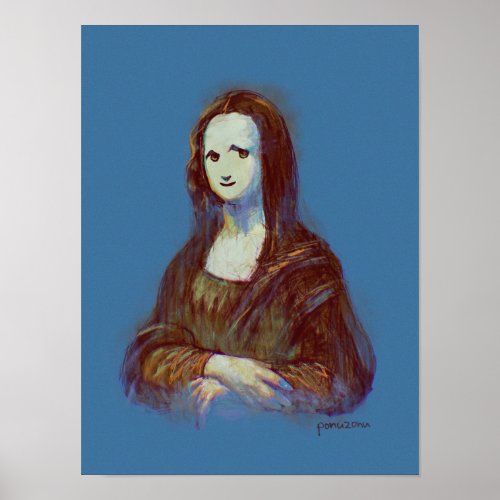 La Gioconda Mona Lisa  Poster