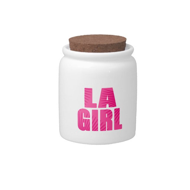 LA Girl Candy Jar (Front)