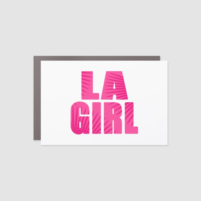 LA Girl Car Magnet (Front)