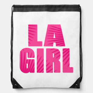 LA Girl Drawstring Bag
