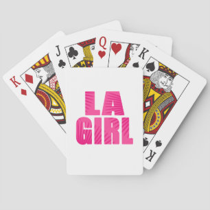 LA Girl Poker Cards
