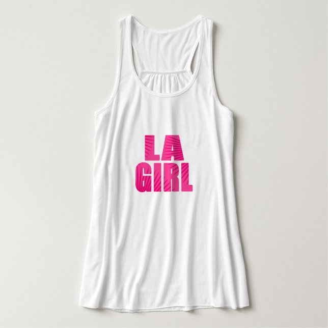 LA Girl  Tank Top (Design Front)