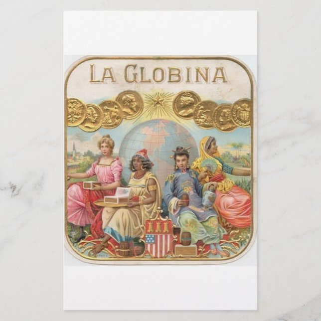La Globina Cigar Label Stationery (Front)