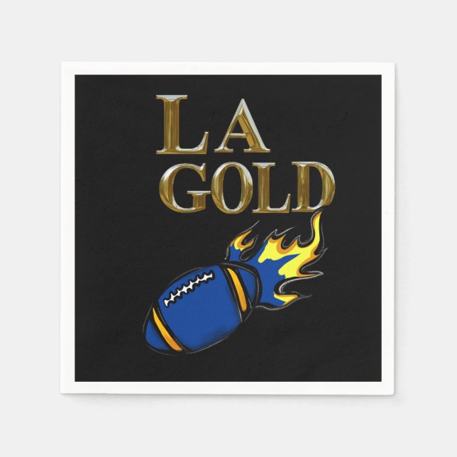 LA GOLD  NAPKINS (Front)