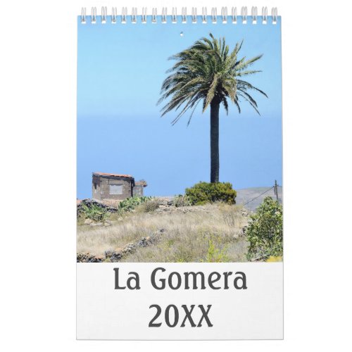 La Gomera Canary islands 12 month calendar