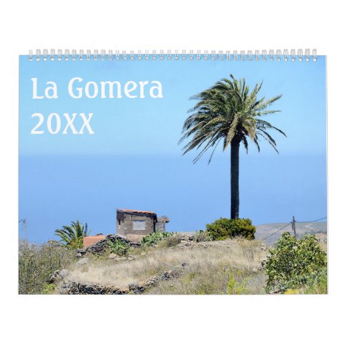 La Gomera Canary islands 12 month calendar