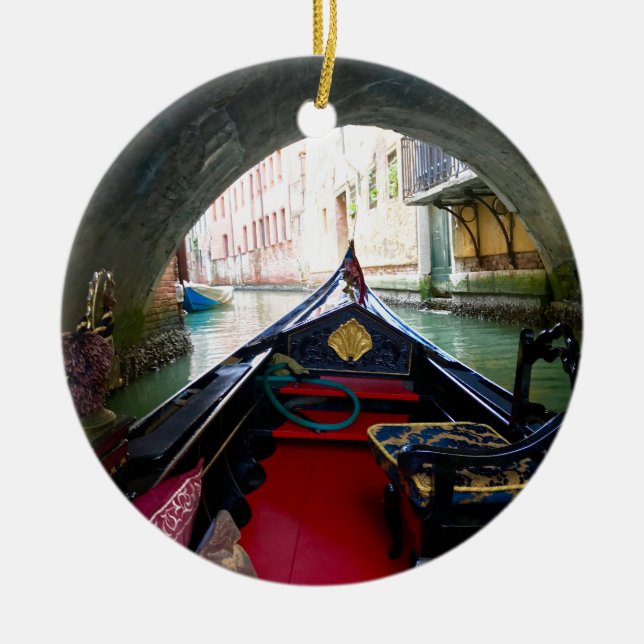 La Gondola Ceramic Ornament (Front)