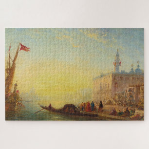 La Gondole, Quai Des Esclavons – Félix Ziem Jigsaw Puzzle